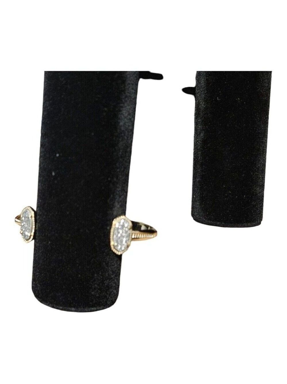 Kendra Scott Women Gold Pave Set Stones Halo Design Bracelet 8" - Picture 3 of 9